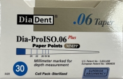 Dia-Pro Plus Paper Points .06 Taper 030 (120)