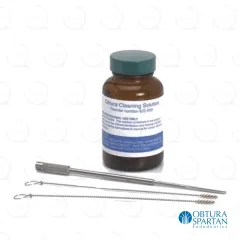 Obtura Cleaning Kit, Solution + 2 Brushes