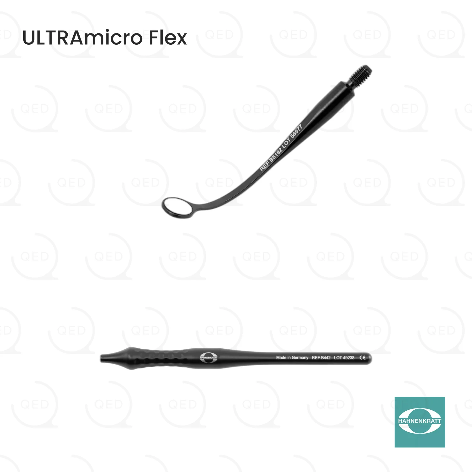 BLACK ULTRAmicro Flex Micro Mirror & Handle, 5mm Round
