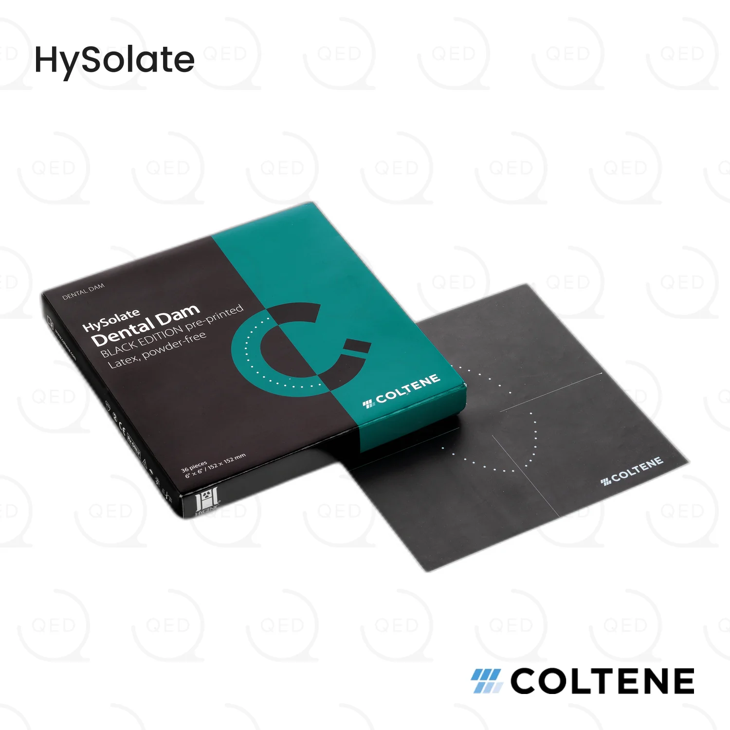 HySolate Dam Latex, Pre-Printed, Medium, Black (36)