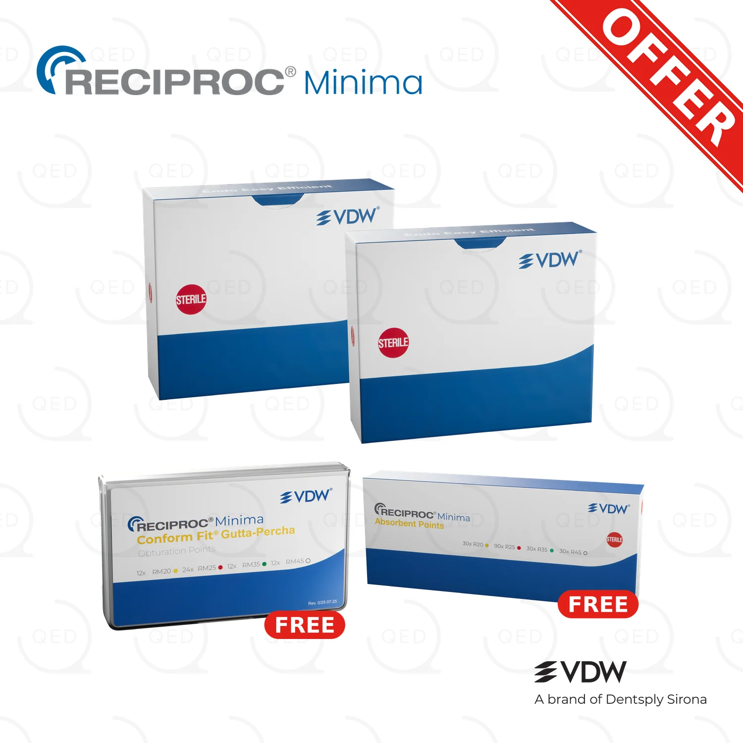 RECIPROC® Minima 2 x ASS|25mm (12) + AST GP & PP