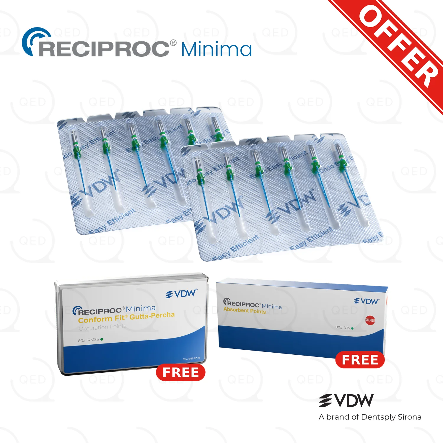 RECIPROC® Minima 2 xR35|25mm (12) + RM35 GP & PP